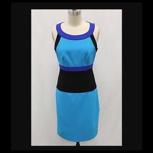 Calvin Klein blue work dress